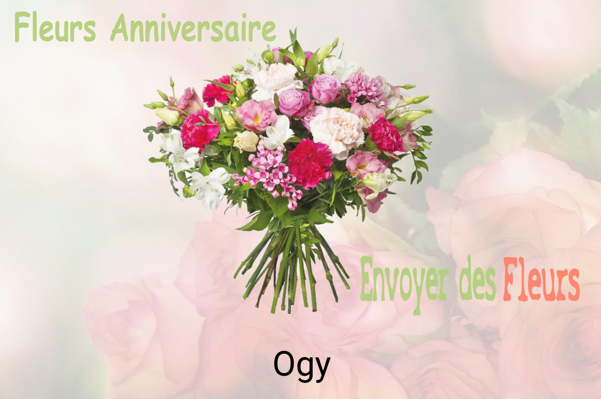Bouquet de fleurs d’anniversaire livré à Ogy