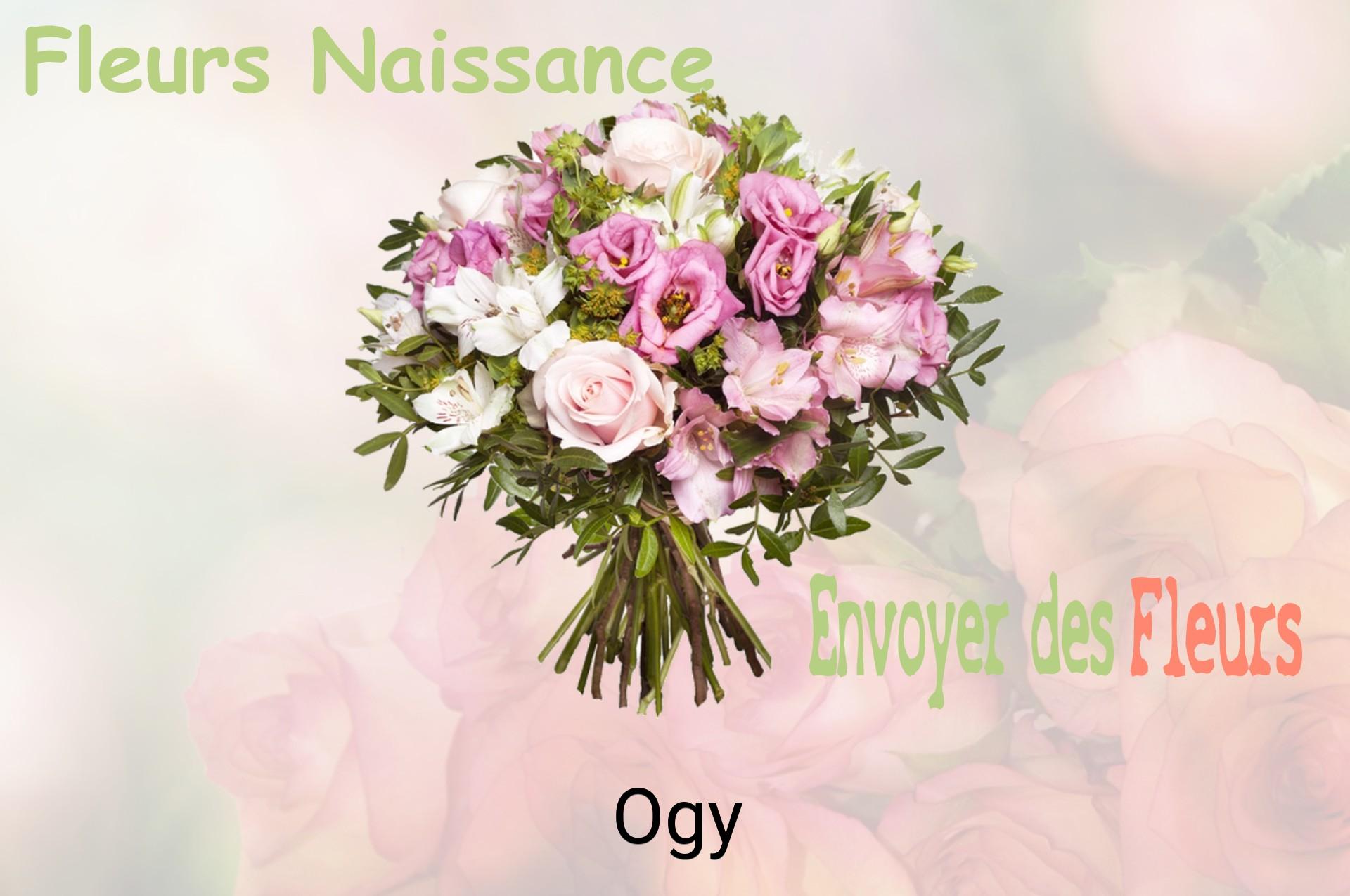 Bouquet de fleurs de naissance livré à Ogy